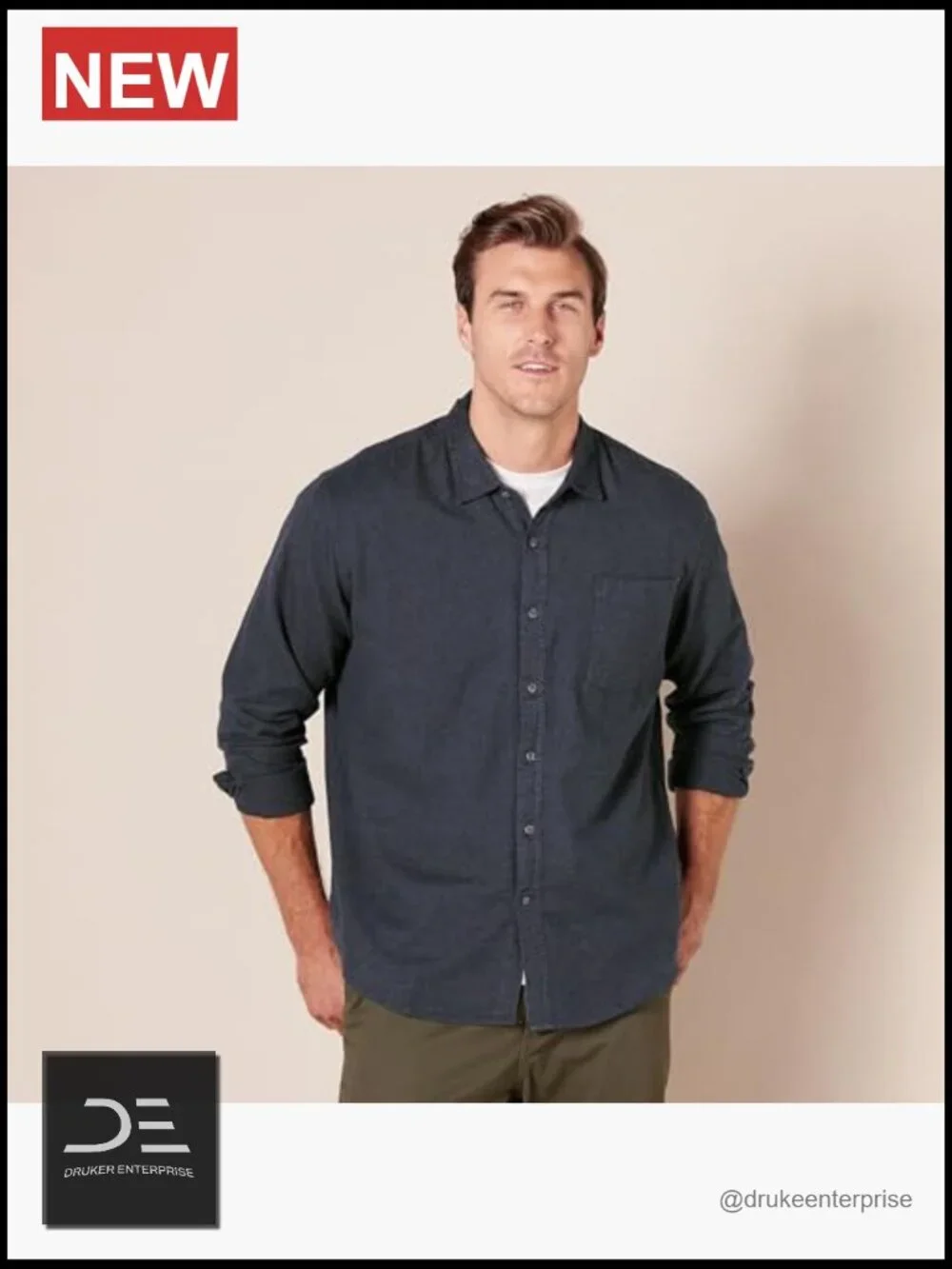 Men's Regular-Fit Long-Sleeve Flannel Shirt Big & Tall